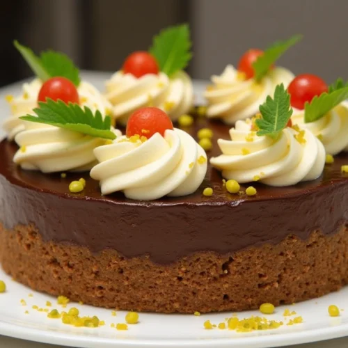 Dubai Chocolate Cheese cake